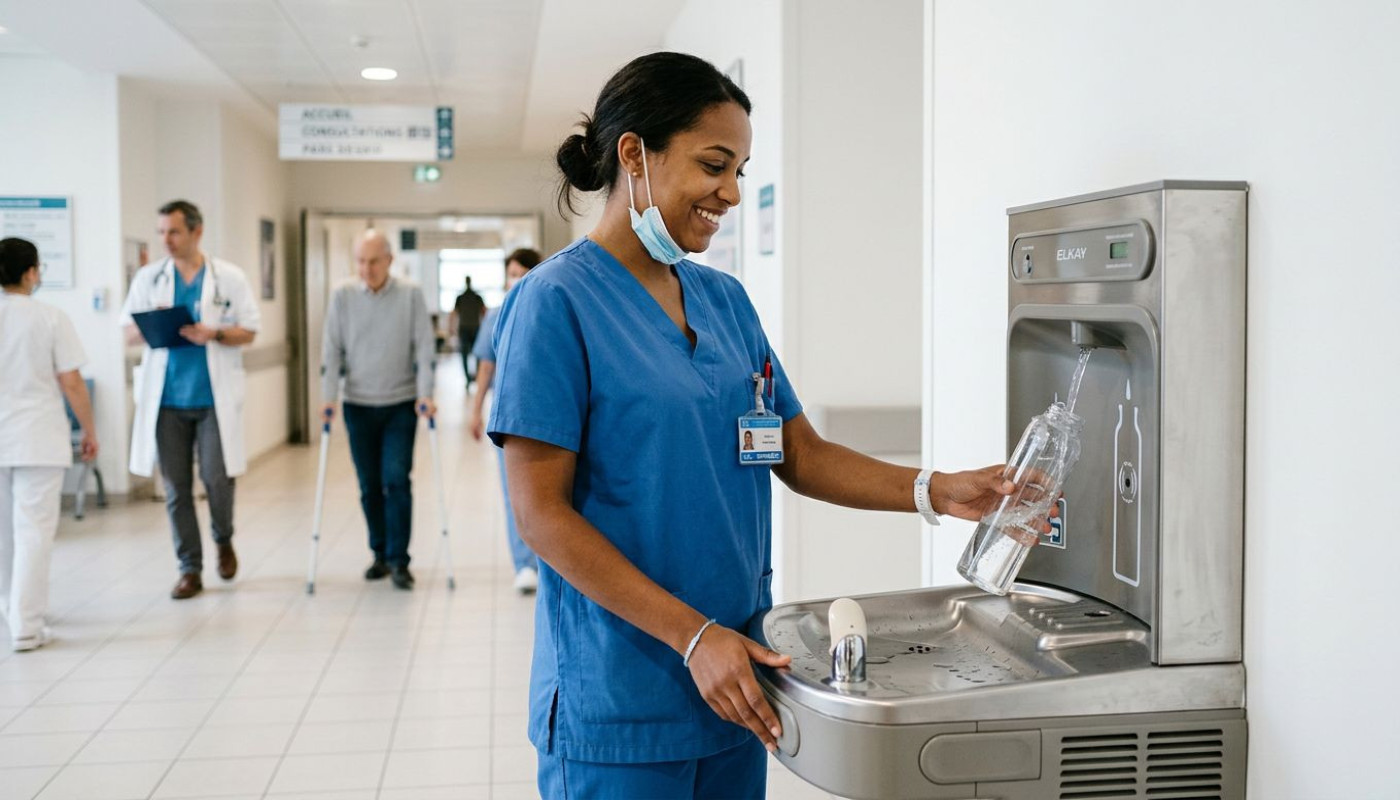 Comment les fontaines à eau améliorent l'hygiène dans les établissements médicaux ?